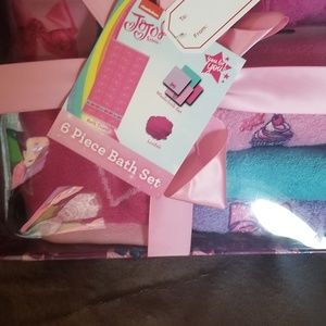 Jojo siwa 6 peice bath set